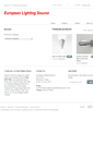 Mobile Screenshot of europeanlightingsource.com